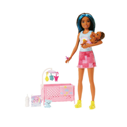 Barbie芭比 芭比與朋友褓姆照護遊戲組合 - 隨機發貨