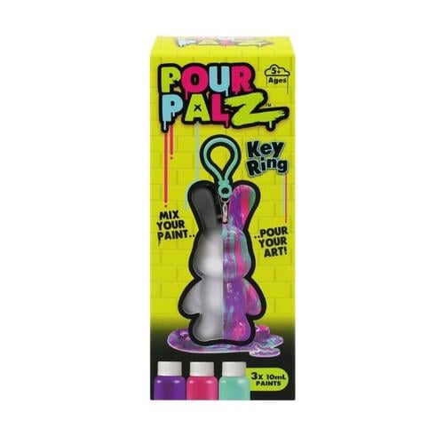 Pour PalZ 迷你彩繪兔兔匙扣  - 隨機發貨 (單件裝)