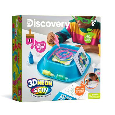 Discovery 3D旋轉藝術玩具畫盤含托盤