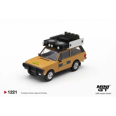  (Pre-order) MINI GT Range Rover 1981 Camel Trophy Sumatra K.Stoppa & A.Valldorf /Blister Packaging (Expected July 2026)
