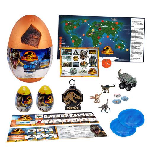 Jurassic World Captivz Dominion Edition Mega Egg - Assorted