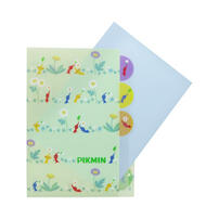 Nintendo Pikmin A4 Clear File (5 Pouches) - B