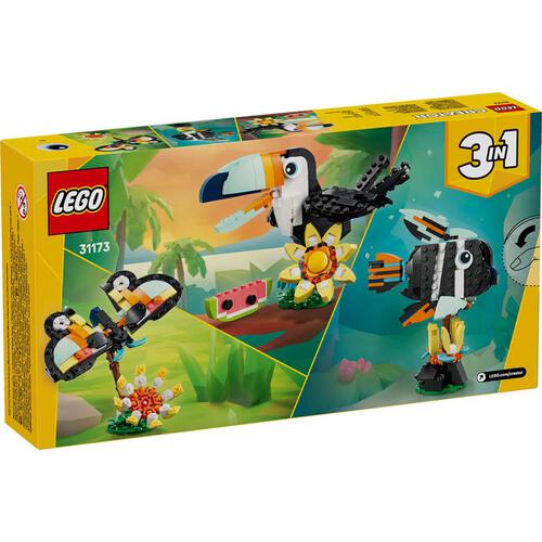 LEGO Creator 3 in 1 Wild Animals: Tropical Toucan 31173