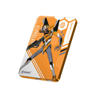 XPower Evangelion 3 In 1 10000mAh Ultra-thin Power Bank - Orange EVA 0