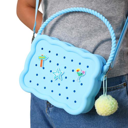 playpop 深藍色硅膠手袋