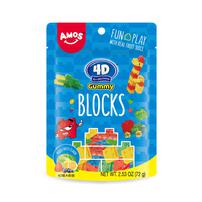 Amos 4D Gummy Blocks (72 Gram)