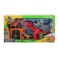 Wild Quest Wq Dino Base Breakout Playset