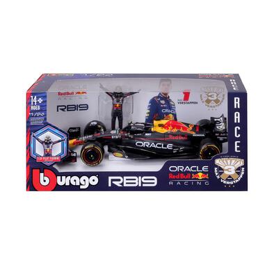 Bburago 1:24 紅牛方程式 RB19合金車附1:24 車手