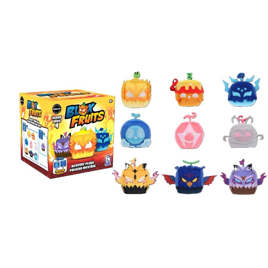 Blox Fruits 4 Inch Collectible Plush Blind Box Series 4 (1 Pack