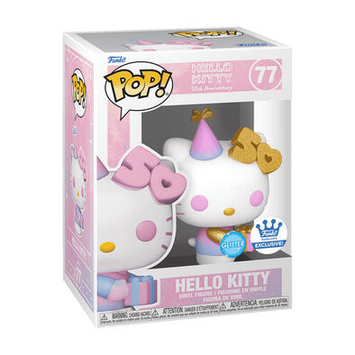 Funko Pop! Sanrio吉蒂貓50周年 &ndash;吉蒂貓金色禮物裝飾