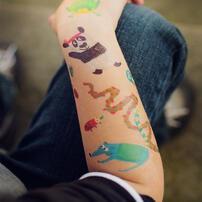 Djeco智荷 叢林世界兒童紋身貼紙