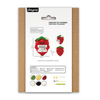 playpop Diy Crochet Keyring - Strawberry