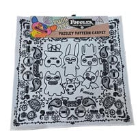 Fuggler Paisley Pattern Carpet - White