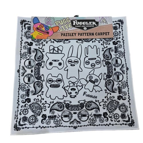 Fuggler Paisley Pattern Carpet - White
