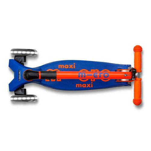 Micro Mobility Maxi Deluxe Foldable Neon LED Blaze Orange