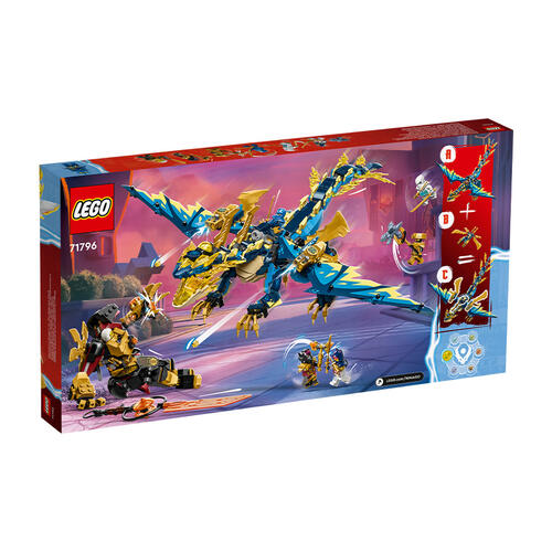 LEGO樂高幻影忍者系列 元素力量戰龍 vs 女皇機甲 71796