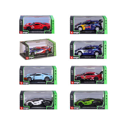 Bburago比美高 1:32 賽車版合金車 - 隨機發貨