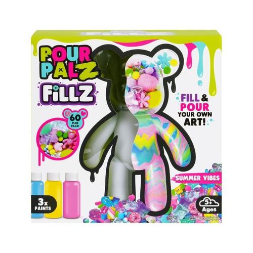 Pour Palz Fillz Bear Keyrings W1  - Assorted (1 Pc)