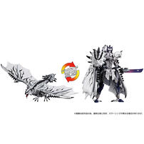 Transformers Takara Tomy Monster Hunter Silver Rathalos Prime