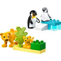 LEGO樂高得寶系列 野生動物：企鵝和獅子 10442