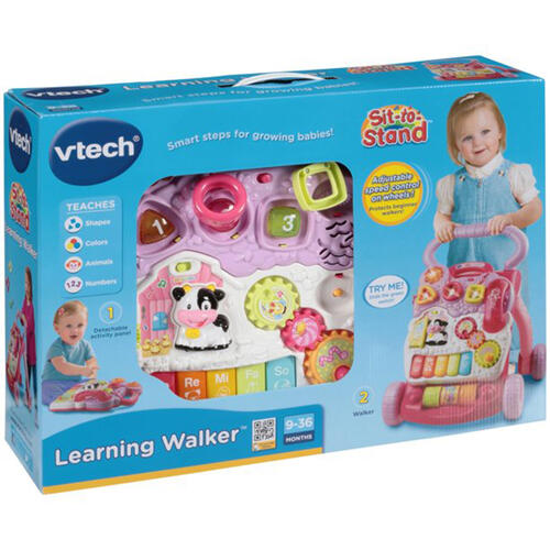 Vtech 2-In-1 Sit-To-Stand Activity Walker Pink