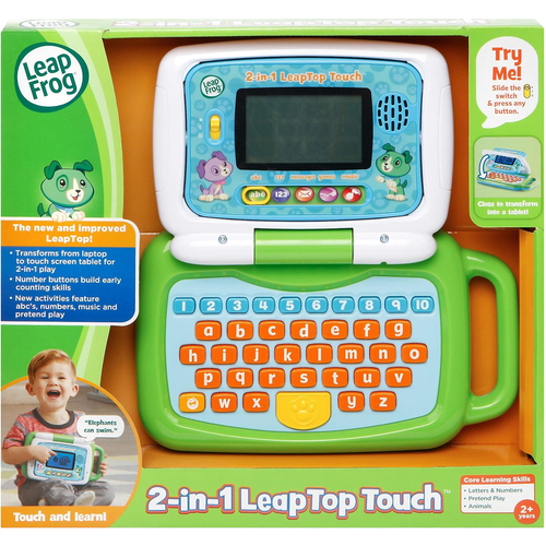 Leapfrog跳跳蛙 二合一點屏益智學習小電腦 (綠色)
