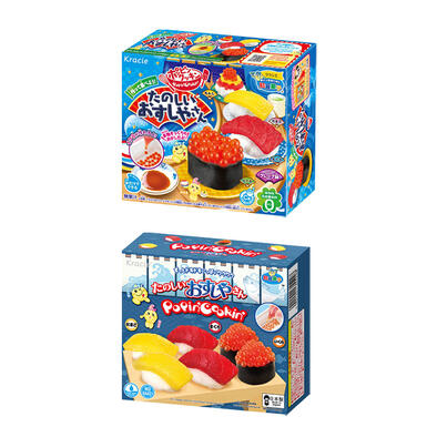 Tanoshii Kracie Diy 知育果子系列食玩diy壽司套餐 - 隨機發貨