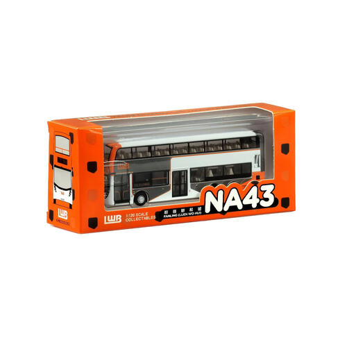 KMB九巴 1:120模型 - 丹尼士歐盟第五代環保巴士十二米 (路線NA43)