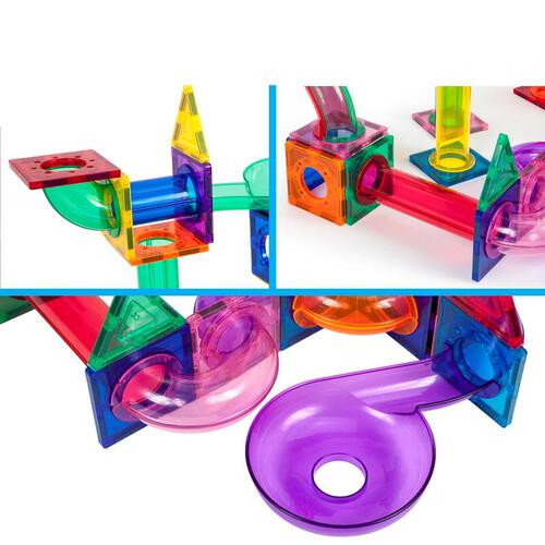 Picasso Tiles 磁力片積木玩具 - 軌道滾珠100 塊套裝