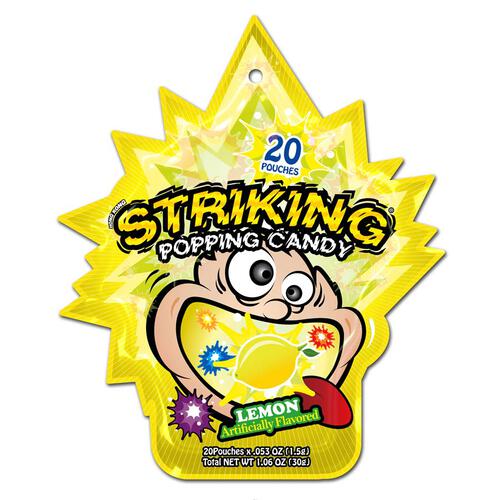 Striking Popping Candy - Lemon Flavor