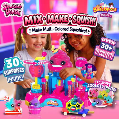 Squishyverse Snackipoos 工廠玩具套裝