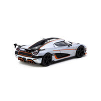  Tarmac Works 車仔 1/64 Koenigsegg Agera RS Moon Silver / Black - GLOBAL64
