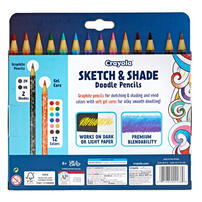 Crayola繪兒樂 素描及陰影塗鴉鉛筆套裝