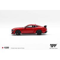 MINI GT Ford Mustang Dark Horse Race Red /Blister Packaging