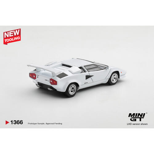 (Pre-order) MINI GT Lamborghini Countach Lp500s White / Blister Packaging (Expected January 2027)