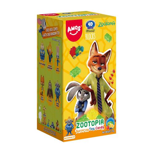 Disney Zootopia Blocks Gummy - Blind Box (1Pc)