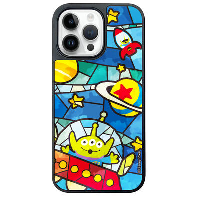 i-Smart Stained Glass Mirror Phone Case - Disney Aliens With MagSafe (iPhone 16 Pro Max)