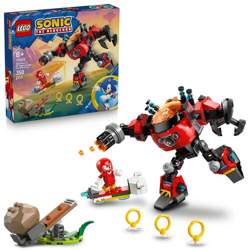 LEGO Sonic the Hedgehog Knuckles vs. Dr. Eggman Egg Crusher Mech 77005