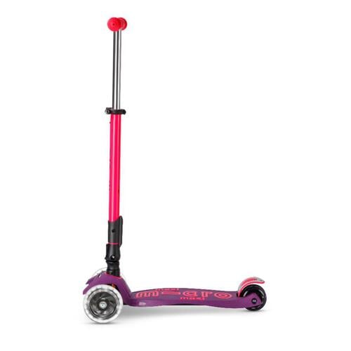 Micro Mobility Maxi Deluxe Foldable Neon Led Ultra Pink