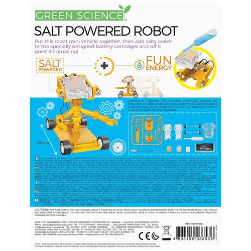 4M Salt-Powered Robot