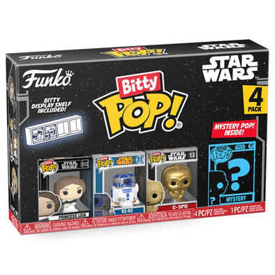 Funko Bitty Pop! 星球大戰 莉亞公主(4件裝)