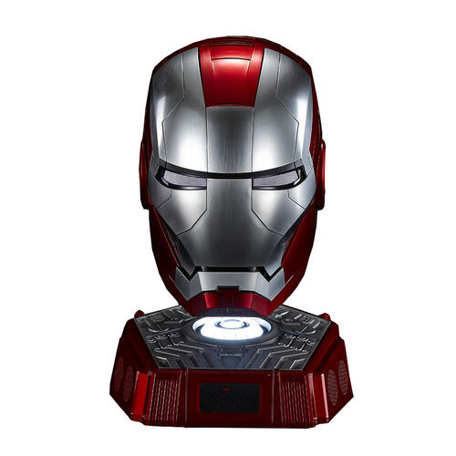 Marvel 1: 1 Collectible Iron Man MK5 Wearable Helmet With Bluetooth Speaker