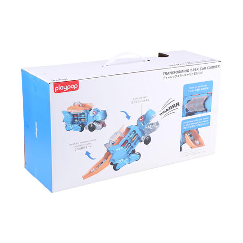 playpop變形霸王龍運輸車