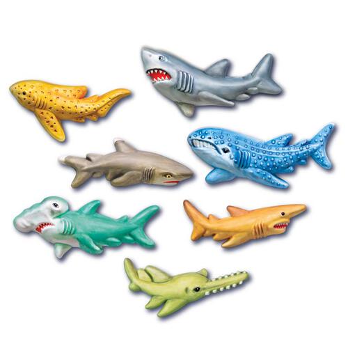4M Mould & Paint Glow-In-The-Dark Sharks