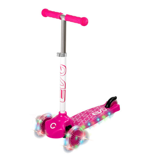 Evo 閃光三輪滑板車 - 粉紅色