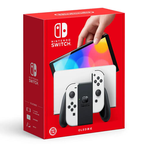 Nintendo Switch (OLED) Console White Joy-Con