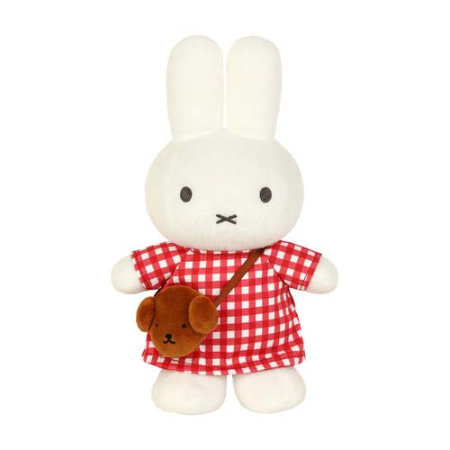 Miffy米菲 格子毛絨公仔
