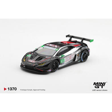 (Pre-order) MINI GT Lamborghini Huracan Gt3 Evo2 #45 Dex Wayne Taylor Racing 2025 Imsa Chevrolet Grand Prix Class Winner / Blister Packaging (Expected January 2027)