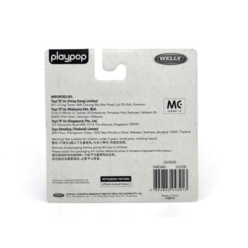 playpop 1:60 Diecast Metal Car Misubishi Lancer&nbsp;Evolution