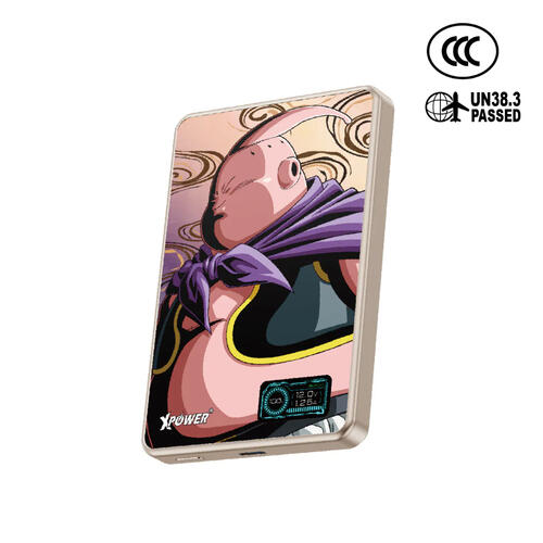 XPower x 龍珠Z MDT2 MagDigita 彩屏顯示鋁合金外殼 10000mAh PD3.0+QI2磁吸移動電源 (布歐)